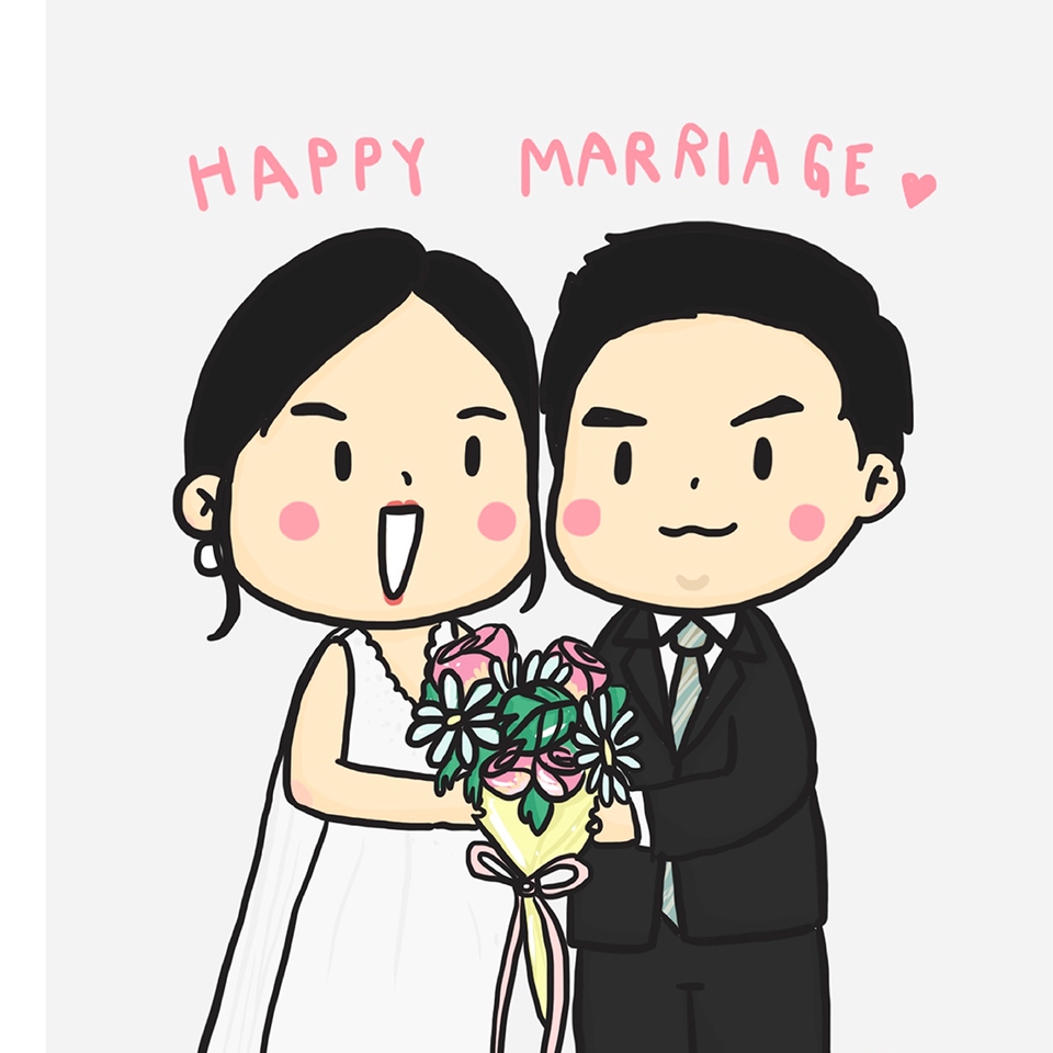 วาดแฟนอาร์ตการ์ตูนสำหรับคู่รักในงานแต่งงาน ภาพวาดน่ารักๆ แสดงความยินดีกับการเริ่มต้นชีวิตคู่ ออกแบบแฟนอาร์ตให้เข้ากับธีมงานแต่ง รับวาดรูปแฟนอาร์ต ภาพเหมือนสไตล์การ์ตูน ภาพวาดคู่รัก ภาพวาดการ์ตูน