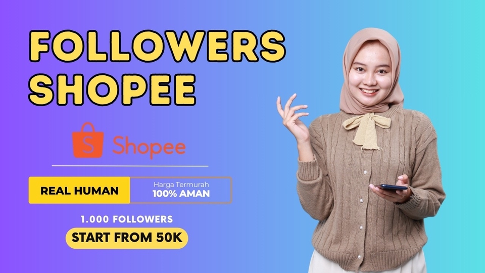 Tambah Followers - JASA FOLLOWERS SHOPEE INDONESIA | LAYANAN TERBAIK | NONDROP - 1