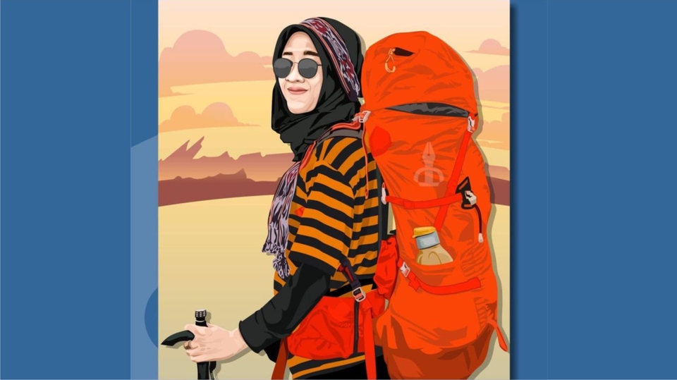 Desain Karakter - EDIT FOTO MENJADI VECTOR KARTUN - 1