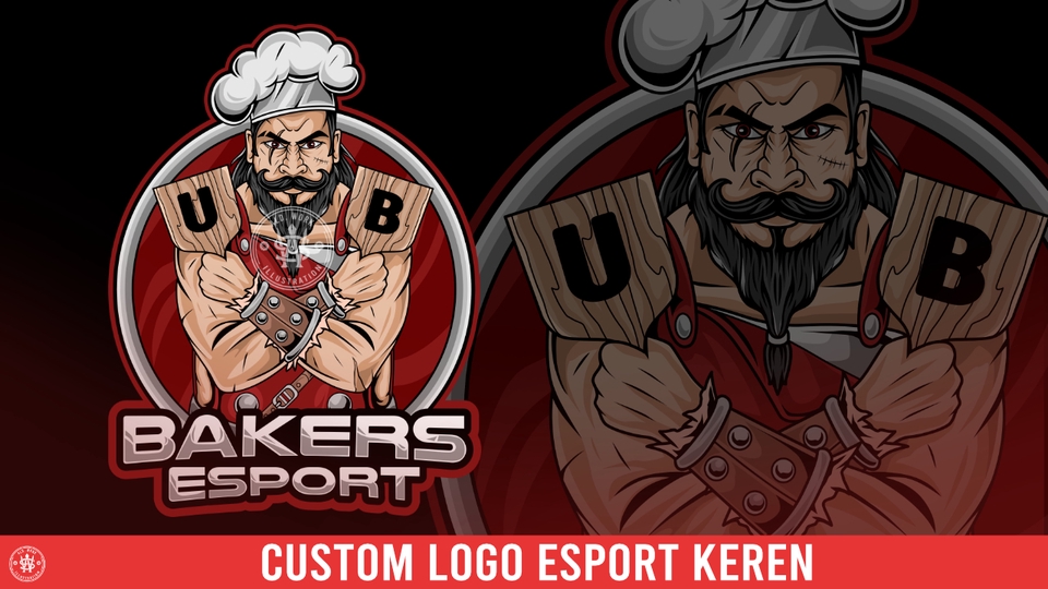 Logo - DESAIN CUSTOM LOGO ESPORT, CHANEL YOUTUBE & GAMING SUPER KEREN !!! - 6