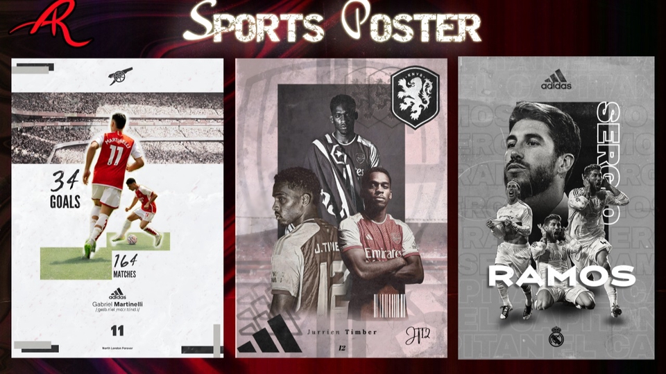 Banner Online - Design Poster Sepak Bola (Football) - 1