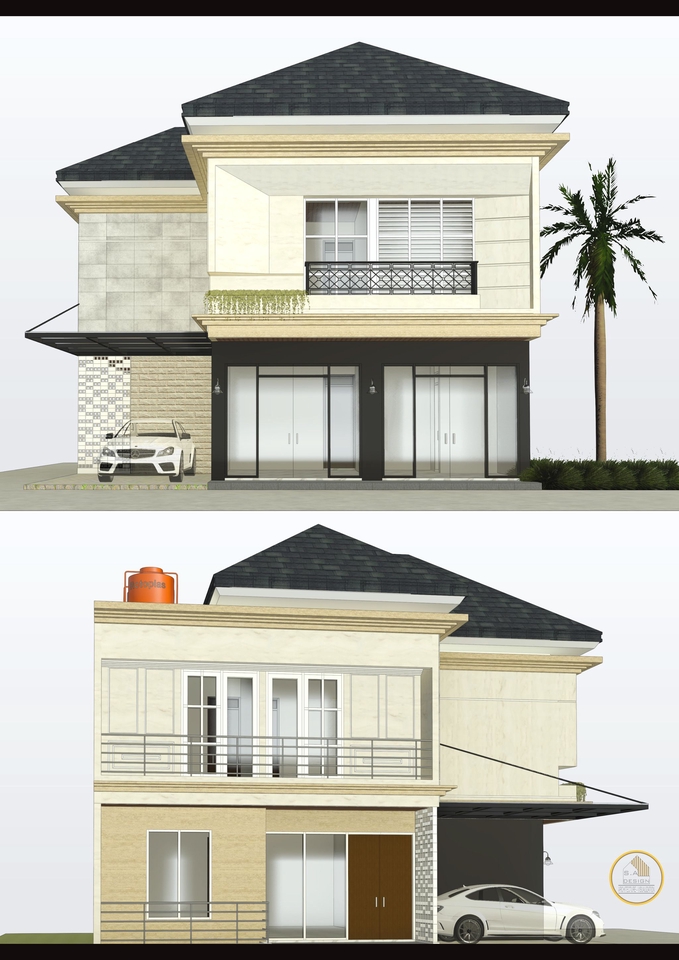 3D & Perspektif - Jasa Desain Rumah Arsitek 3D Rendering Visualisasi  - 31