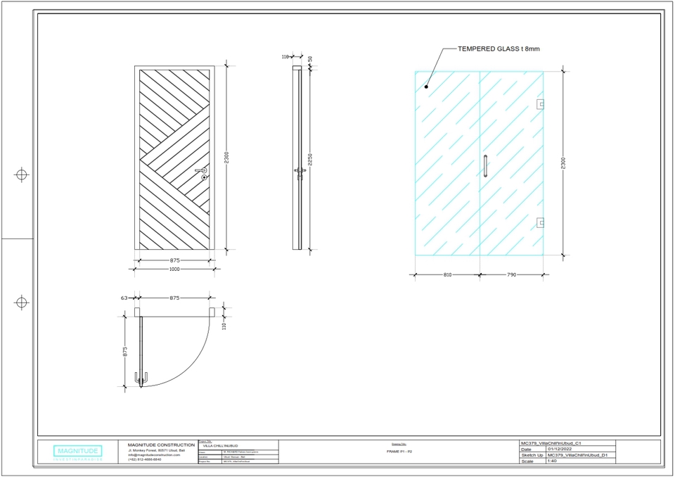 CAD Drawing - Gambar AutoCAD 2D ,Satu Hari Jadi, (Drafter), IMB/PBG - 9