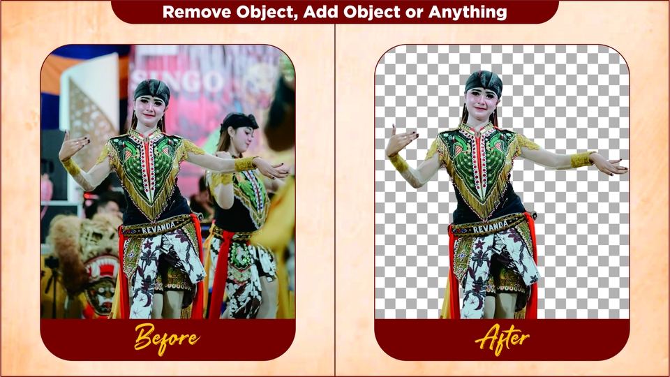 Jasa edit foto online: Hapus background, ganti background foto, edit foto pengantin, prewedding, pernikahan.  Photoshop profesional.