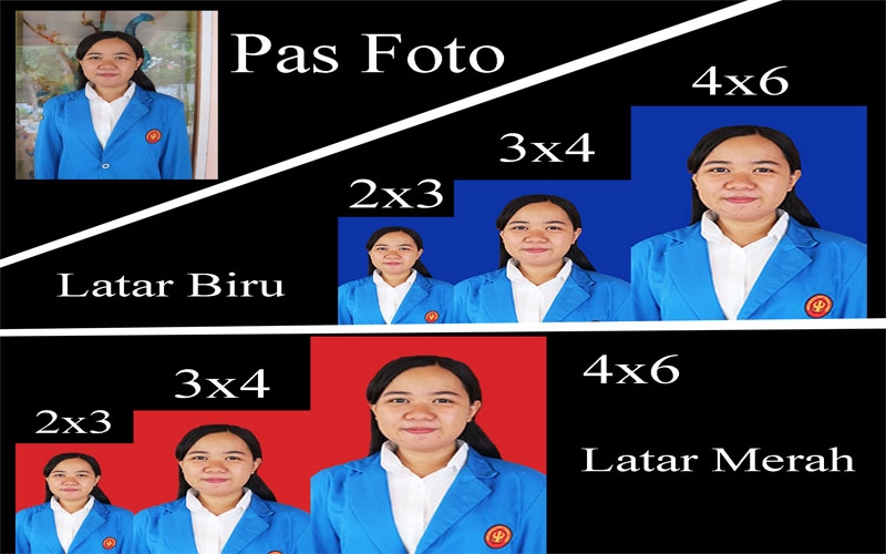 Edit Gambar & Photoshop - EDIT PAS FOTO GANTI LATAR MERAH ATAU BIRU DAN HAPUS BACKROUND HANYA 2 JAM DENGAN HASIL MAKSIMAL - 4