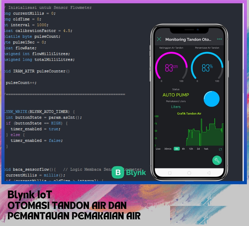 Elektronik & Robotika - Jasa Pemograman Platform Blynk IOT - 11