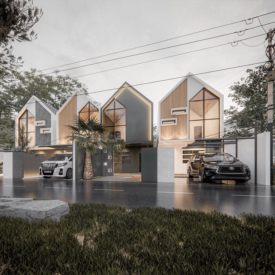 3D & Perspektif - JASA ARSITEK DESAIN 3D RUMAH TINGGAL, GEDUNG, TOKO, CAFE, KLINIK SKINCARE, TAMAN, DLL - 15