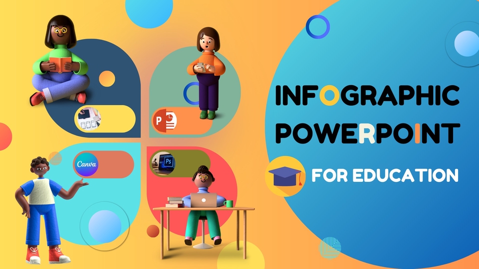 Presentation - Infographic for education,ออกแบบสื่อPowerPoint สำหรับการเรียนการสอน - 1
