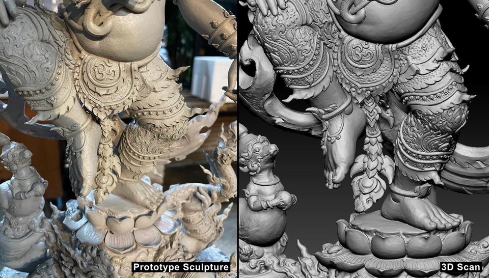 รับปั้นโมเดล 3d รูปปั้นพระพุทธรูป 3 มิติ สำหรับพิมพ์ 3d