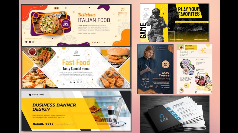 Banner Online - Desain Banner, Spanduk, Poster, Sertifikat dan Kartu Nama Proses 1 Hari Jadi - 1