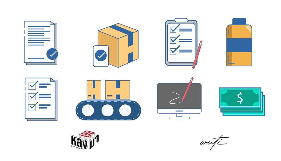ภาพประกอบเวกเตอร์ - ภาพประกอบเวกเตอร์ 2 D (Minimal) - 10