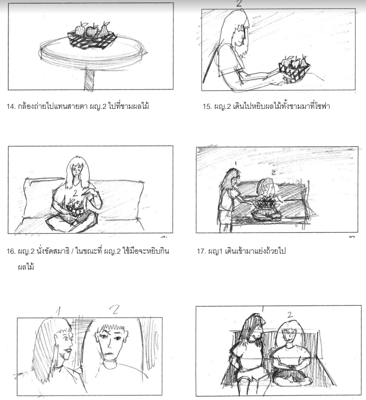วาด/ออกแบบสตอรี่บอร์ด - บริการวาด Storyboard - 3