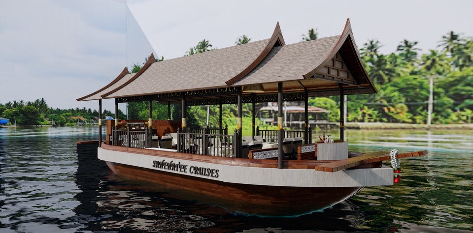 3D Perspective - ออกแบบ 3D render งานบ้าน ร้านอาหาร  - 7