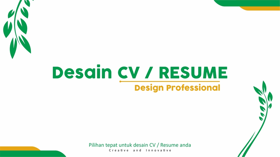 Portfolio & Resume - DESAIN CV (CURICULUM VITAE) / RESUME PROFESIONAL | EXPRES 1 HARI JADI - 5