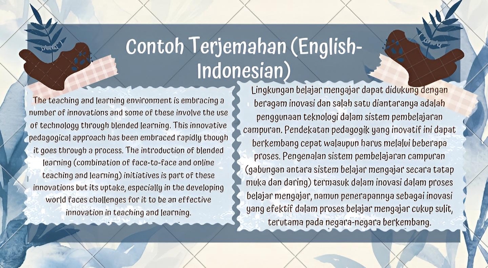 Penerjemahan - English - Indonesian Translator (Vice Versa) Murah, Cepat, dan Berkualitas - 4