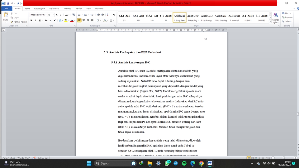 Pengetikan Umum - Jasa pengetikan (microsoft word) - 8