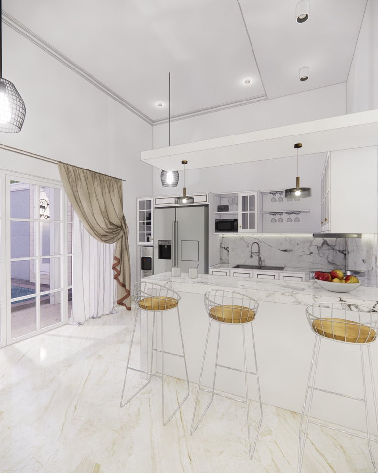 3D & Perspektif - Desain Interior dan Eksterior Rumah Tinggal - 6