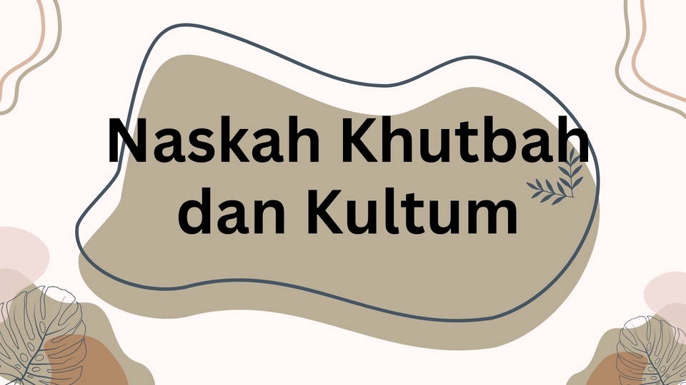 Jasa penulisan naskah khutbah dan kultum untuk kebutuhan konten di website atau media sosial Anda.