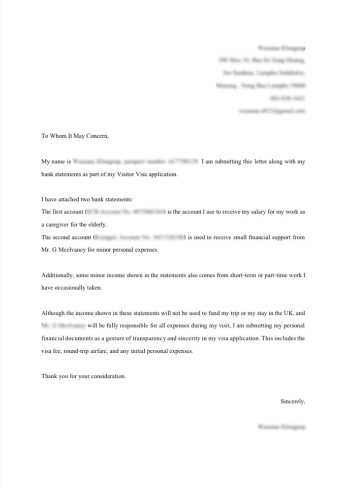 รับเขียน sop สำหรับวีซ่า ประเทศอังกฤษ พร้อมคำอธิบายรายละเอียด