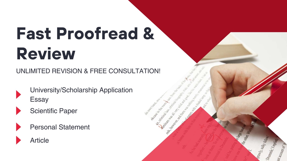 Jasa Proofreading dan Pengecekan Grammar - Fast & Professional EN/ID Proofreading & Editing for Personal Statements, Essays, Articles, Etc.