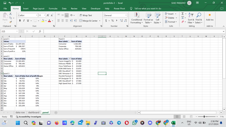 Jasa input data online: contoh tampilan excel data entry untuk project jasa input data freelance