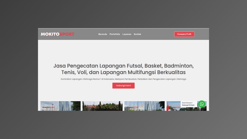 Jasa pembuatan website profesional dan desain website modern untuk perusahaan Anda.