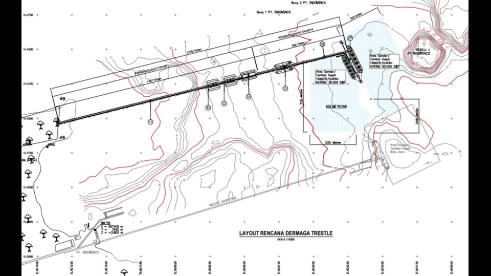 CAD Drawing - Ultimate Detail Engineering Design (DED) Jetty & Trestle - 1