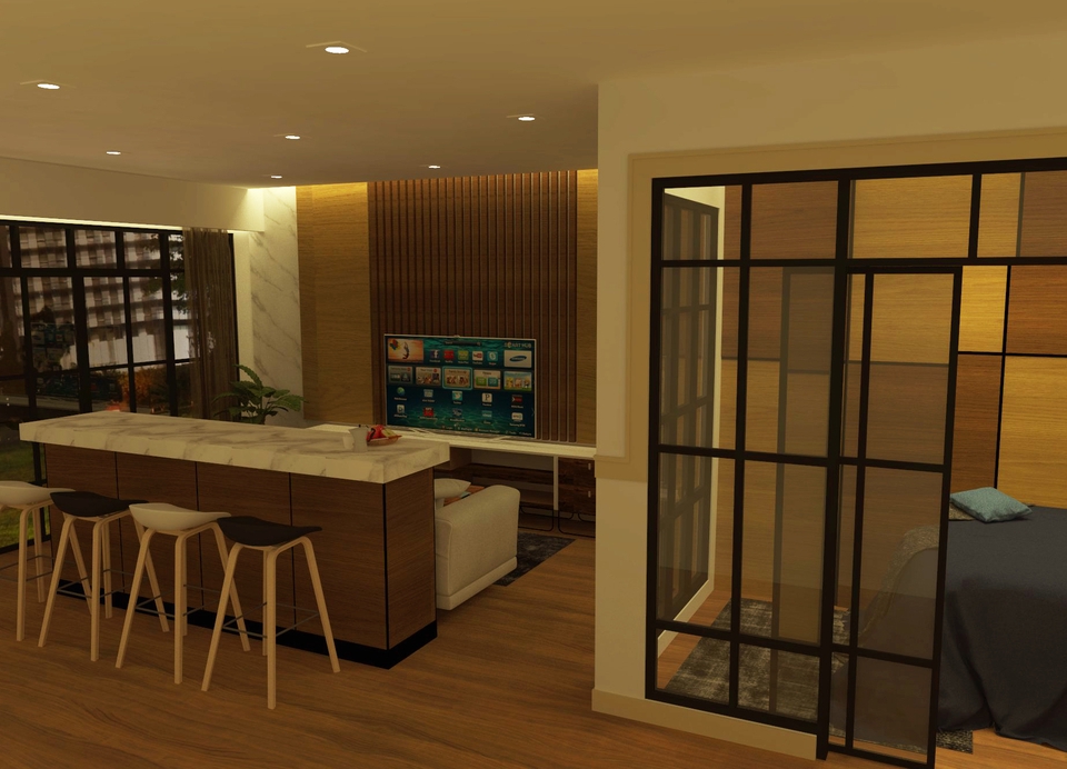 3D & Perspektif - 3D View Render Exterior & Interior - 23