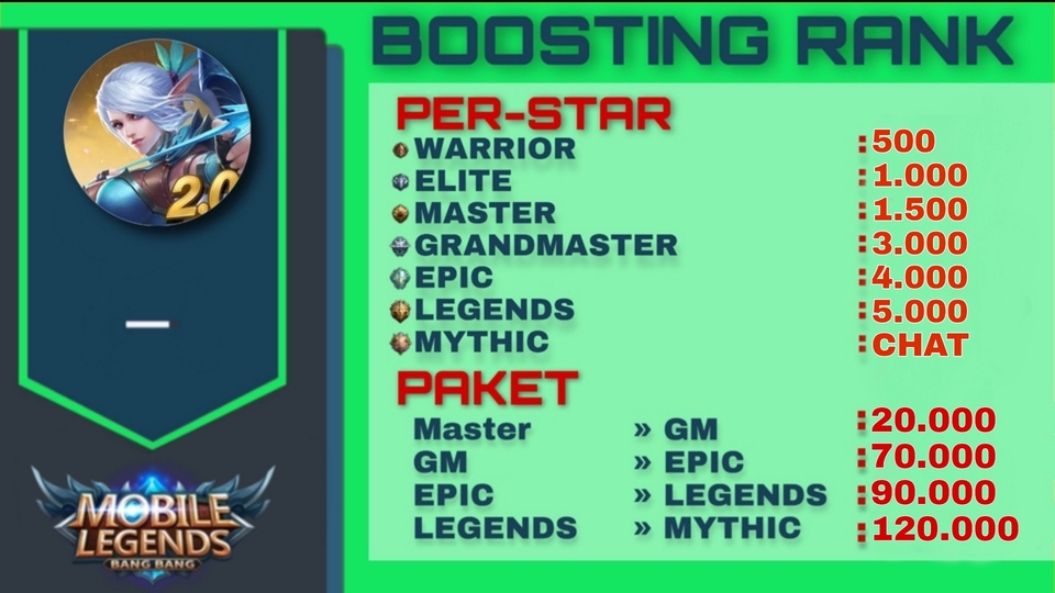 Gaming - PROFFESIONAL JOKI Mobile Legends Bang Bang - 1