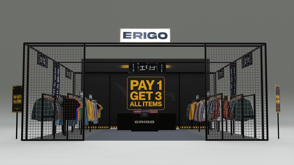 3D & Perspektif - 3D Desain Stand Booth Exhibition Pameran - 4