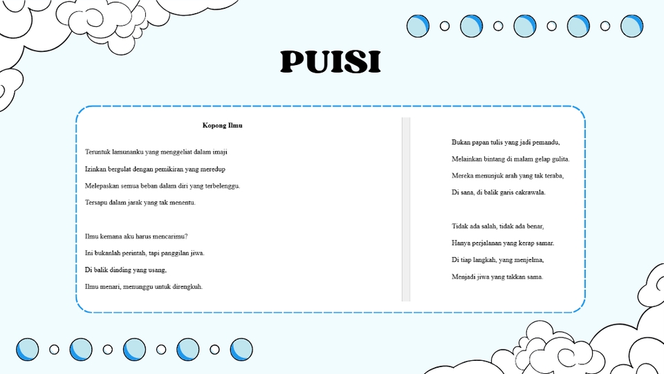 Penulisan Konten - PENULIS FIKSI & Non FIksi ( Novel, Cerpen, Autobiografi, Pantun dll ) - 14
