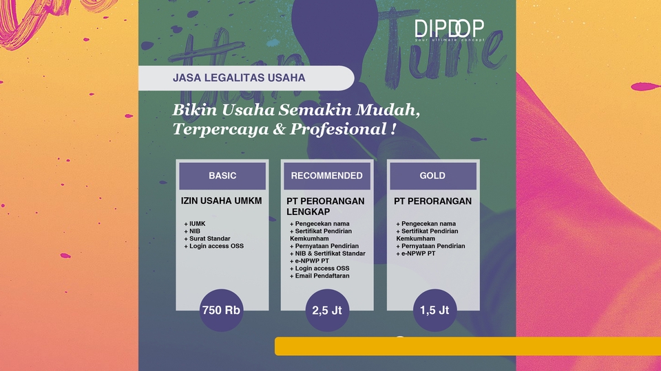 Hukum - JASA LEGALITAS USAHA UMKM: NIB, IUMK & PT Perorangan - 1