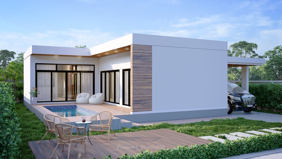 3D Perspective - 3D Perspective Interior Exterior and Video Present - 12
