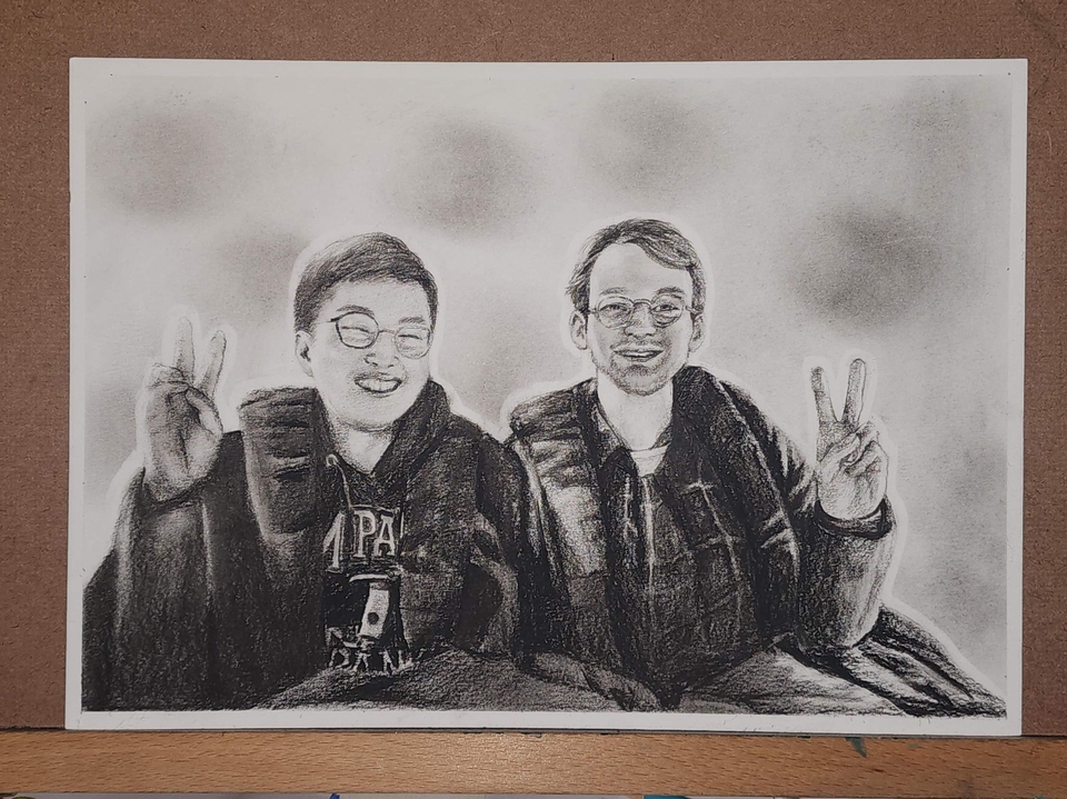 รับวาดรูปประกอบภาพประกอบนิทานภาพวาดคู่เพื่อน