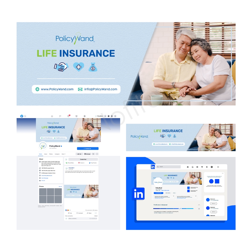 Banner Online - Desain Banner (Cover) Facebook Page Modern - 3