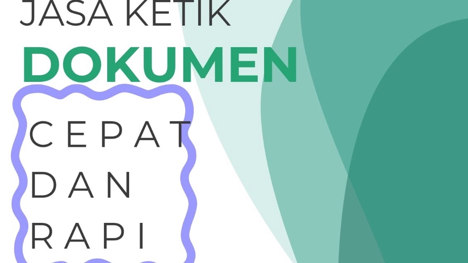 Jasa pengetikan dokumen cepat dan rapi