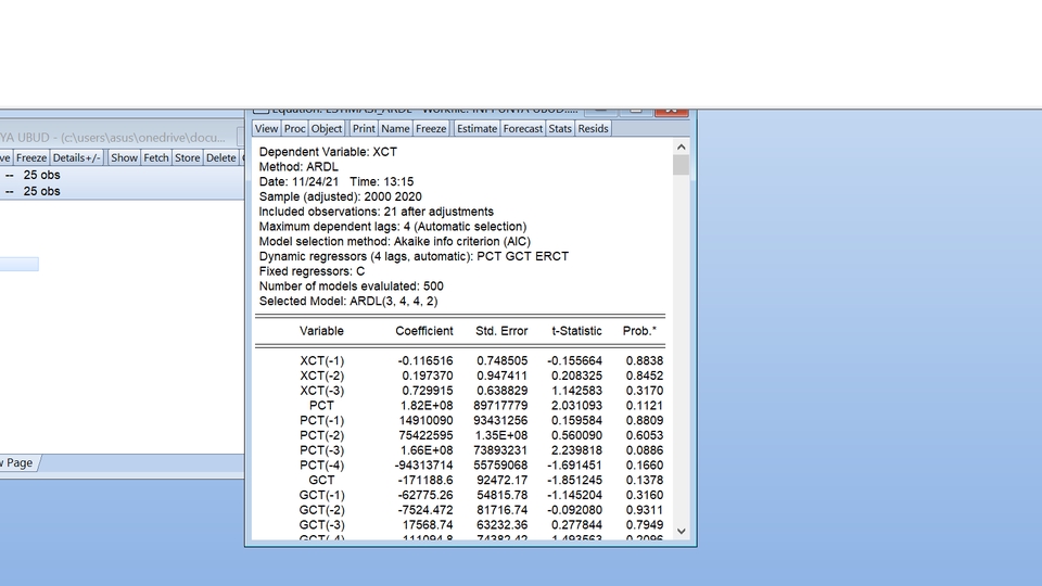 Analisis Data - JASA OLAH DATA (E-VIEWS / SPSS) DAN PEMBAHASAN LENGKAP - 1