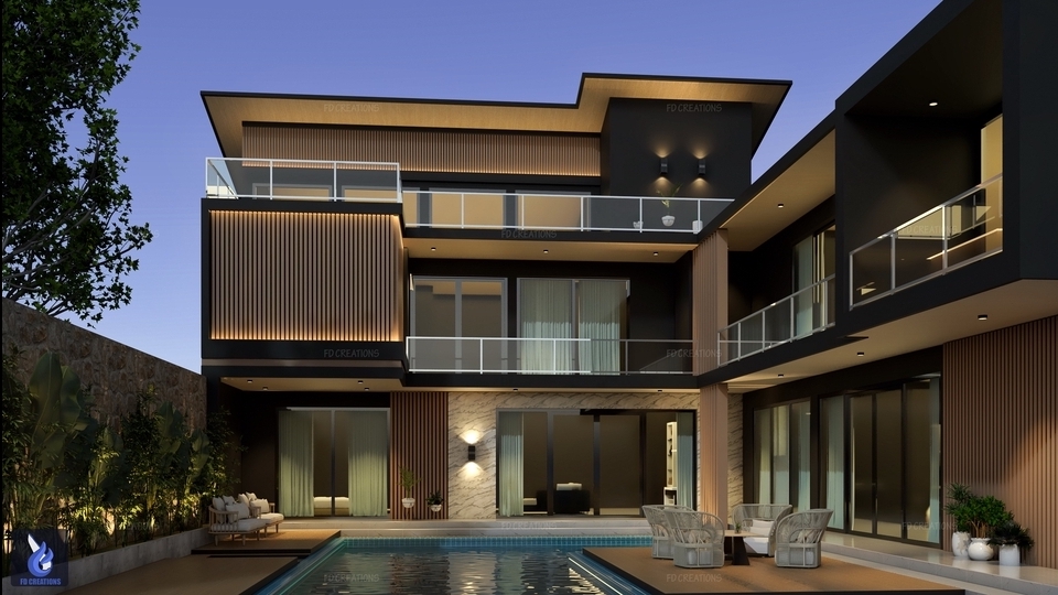 Jasa drafter arsitek dan interior murah, desain rumah modern dengan autocad