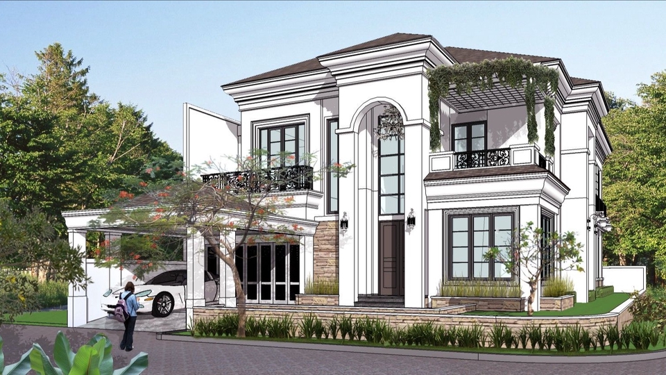 3D & Perspektif - RENDER ARSITEKTUR EXTERIOR INTERIOR DAN PEMBUATAN 3D BANGUNAN - 1