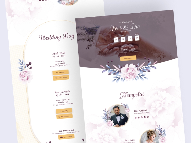 Kartu Ucapan & Video - JASA UNDANGAN WEBSITE WEDDING - 9