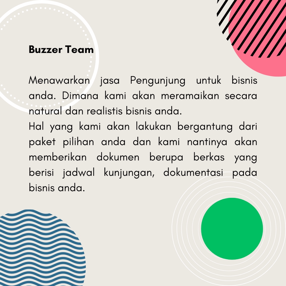 Jasa Lainnya - Jasa Pengunjung Cafe/Resto/Bisnis anda - 4