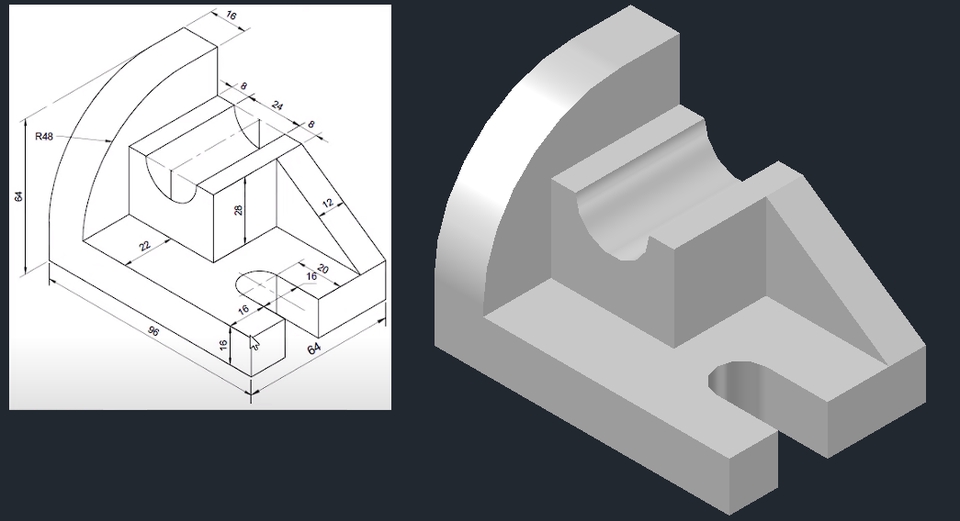 CAD Drawing - CAD 3D Mechanical Part Murah - 4