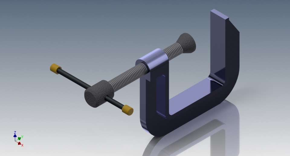 CAD Drawing - Saluran buang (Exhaust manifold) - 3
