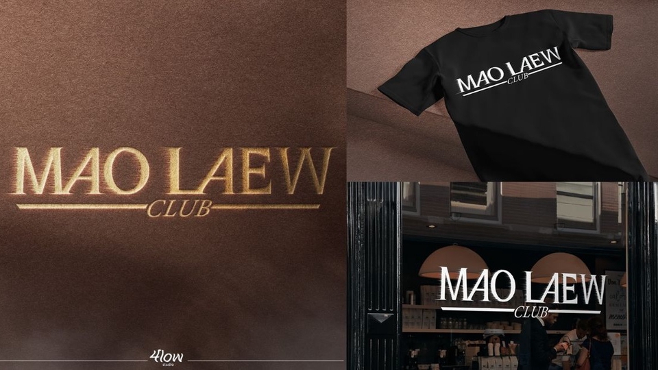 ออกแบบโลโก้MAO LAEW CLUB สไตล์หรูหรา รับออกแบบโลโก้แบรนด์