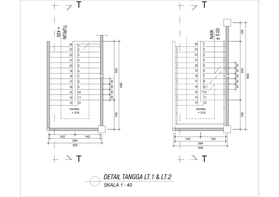 CAD Drawing - Gambar AutoCAD 2D-DED Struktur & Arsitektur - 10