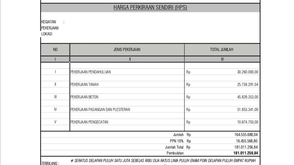 Akuntansi dan Keuangan - Jasa Pembuatan Rencana Anggaran Biaya (RAB) Bangunan Rumah Tinggal dan Kantor - 2