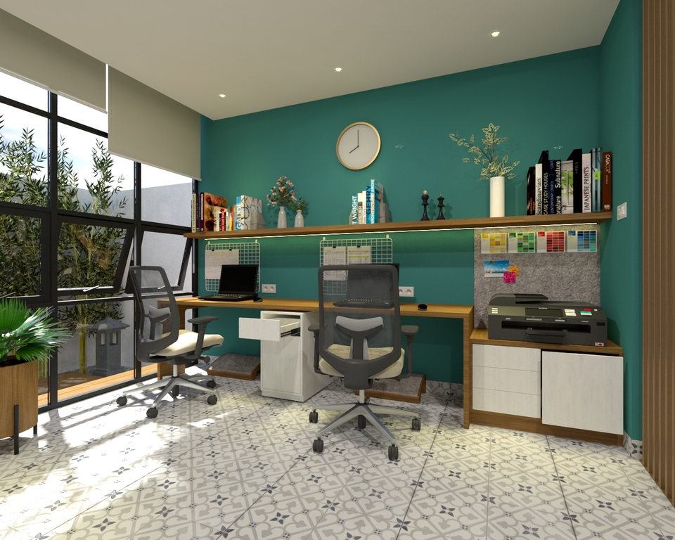 3D & Perspektif - Desain Interior 3D dan render - 6