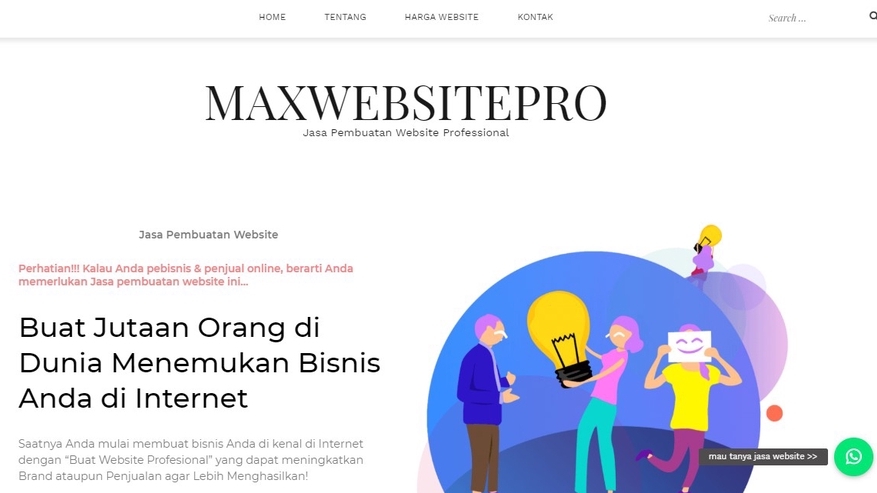 Web Development - Jasa Website dengan Harga Murah Hanya 1 Jutaan Saja - 1
