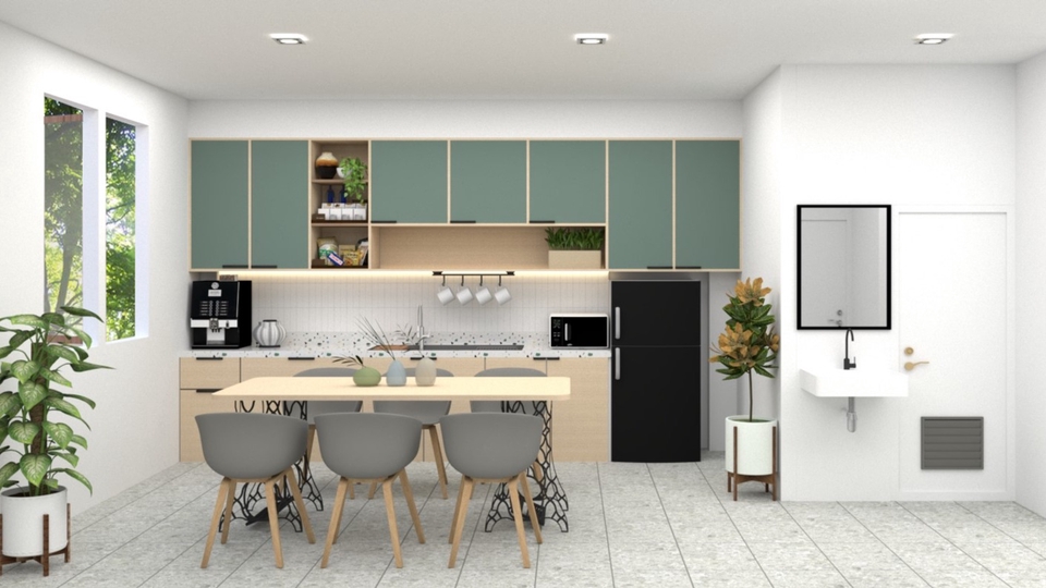 3D Perspective - รับขึ้นโมเดล 3D Sket UP / RENDER ( ภายใน ) - 1