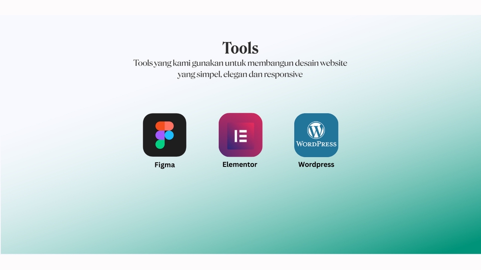 Jasa desain website profesional, murah, dan responsif, menggunakan Figma, Elementor dan Wordpress.